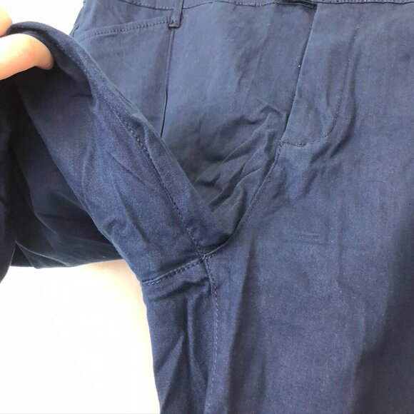 NEW NWT MODCLOTH Plus Size Richmond Pant Regular Inseam Navy Straight Leg 26 - Picture 7 of 12